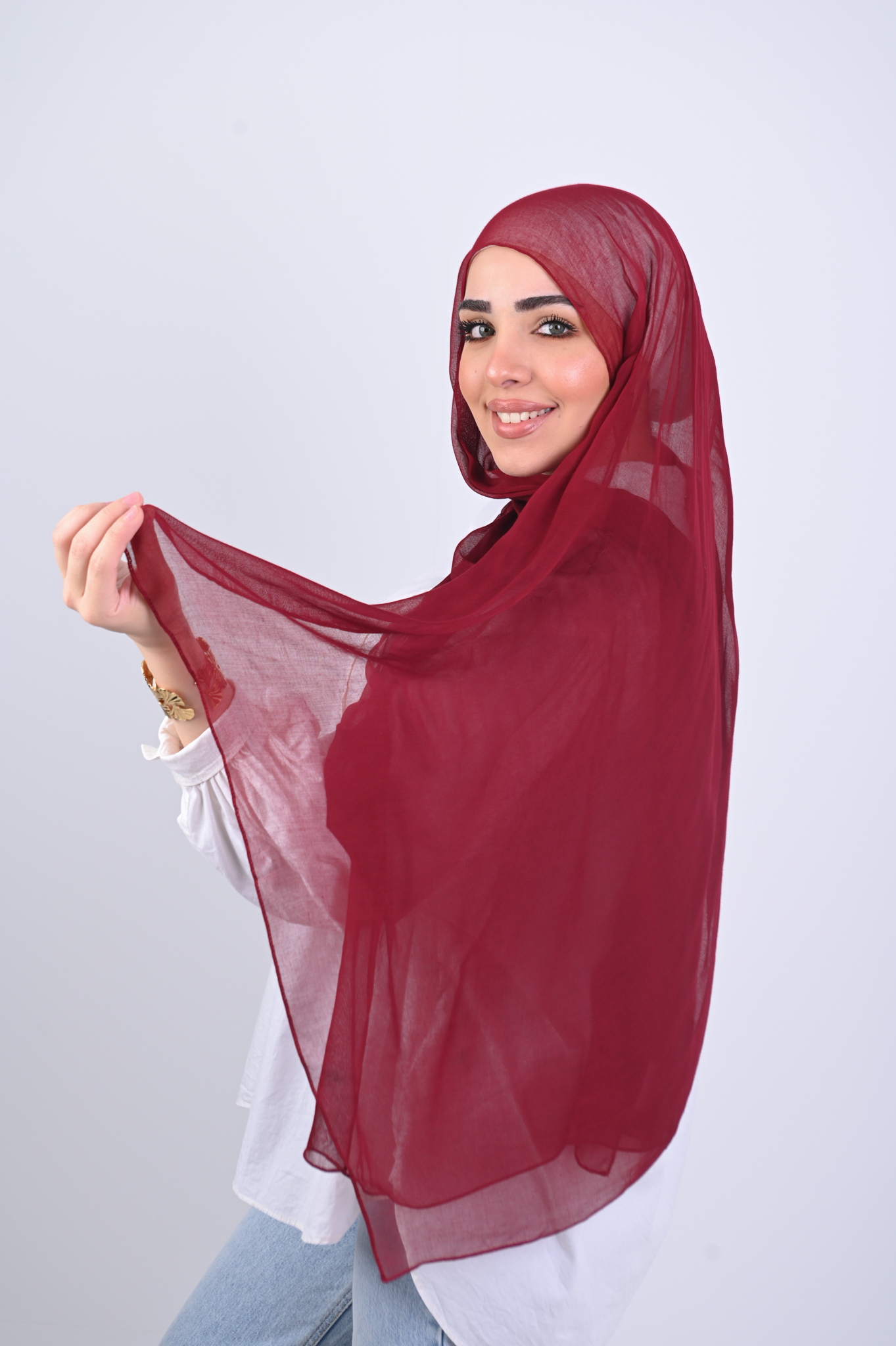 Soft Linen Burgundy